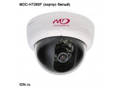 Видеокамера HD-SDI купольная MDC-H7260F (корпус белый) фото